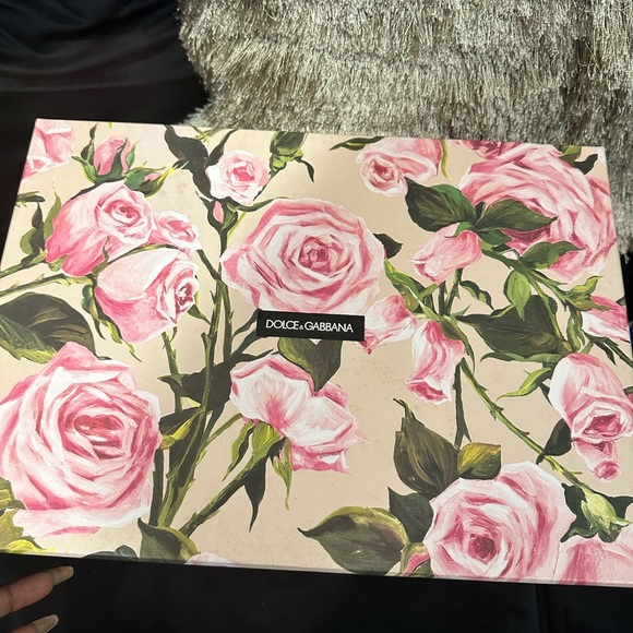 Dolce & Gabbana Floral Rose knee high boots - Picture 7 of 8